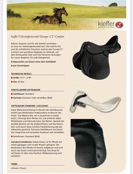 Kieffer Europe  CT, Kieffer  Europe CT, Lilo Bennegger, All Purpose Saddle, Sankt Martin/ Lofer