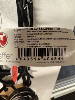 Kieffer Trensenzaum CASSIOPEIA - 337 Kieffer / CASSIOPEIA  CASSIOPEIA 