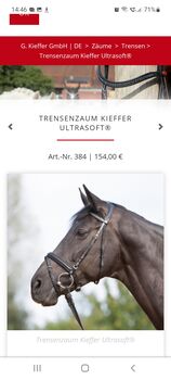 Kieffer trense ultra soft Groß Pony neu, Kieffer  Ultrasoft, Nicole , Ogłowia, Seeheim-Jugenheim 