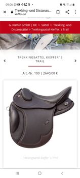 Kieffer Wanderreitsattel, Kieffer, Sonja , Endurance Saddle, Wien