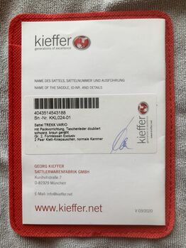 Kieffer Trekk Vario   Sattel  Trekkingsattel  Wanderreitsattel Kieffer Trekk Vario