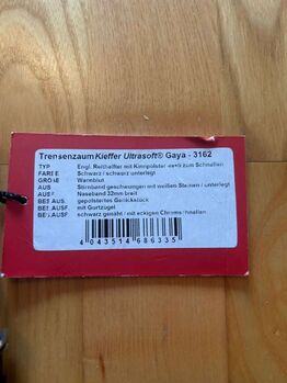 Kieffer Trensenzaum Ultrasoft Gaya Gr. WB NEU Kieffer München  Ultrasoft Gaya 