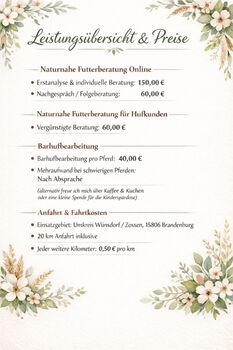 Hufpflege und artgerechte Fütterung Brandenburg