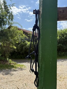 Knotenhalfter blau in Größe COB