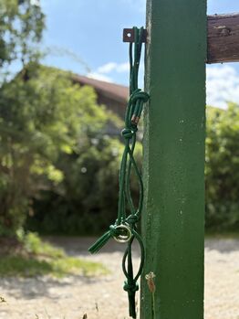 Knotenhalfter grün in COB, Sidepull