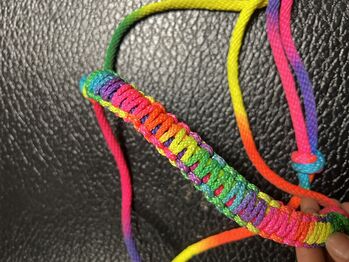 Knotenhalfter mit Strick