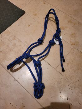 Knoti Knotenhalfter blau/ schwarz Pony, Laura, Halters, Glonn