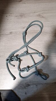 Knotenhalfter Grau/Blau