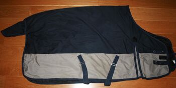 Decke, Eskadron, Softshell, 145 cm RL, silber grau, Eskadron Decke, Eskadron, Turnout, Softshell, Sabine , Derki dla konia, Königswinter