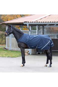 BUSSE Bewegungsdecke Rain Comfort 100g, Navy, 155 cm, Busse, Susan, Derki dla konia, Wolfsburg