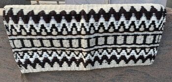 Western Blanket Sparkling in beige mit silbernem Glitzergarn, Loesdau Blanket Sparkling, Myriam, Westernowo podkładki pod siodło, Heilbronn