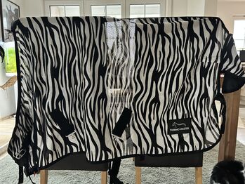 Zebra Fliegendecke, 105cm - selten genutzt, Thermo Master Zebra, Romi, Ochrona koni przed owadami , Königsbrunn 