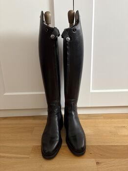 Dressurstiefel Königs rahmengenäht mit Sir-Versteifung schwarz Königs