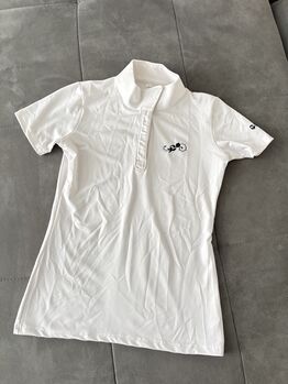 Busse Turnier T-Shirt weiß mit Glitzersteinen, Busse , Franzi, Na zawody, Korbach 