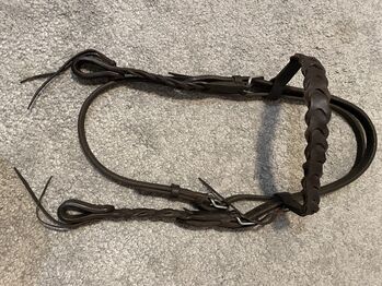 Krämer Westerntrense Wilco COB braun geflochten Stonedeek Western Trense Kopfstück, Krämer Stonedeek Wilco, AC, Bridles & Headstalls, Velbert