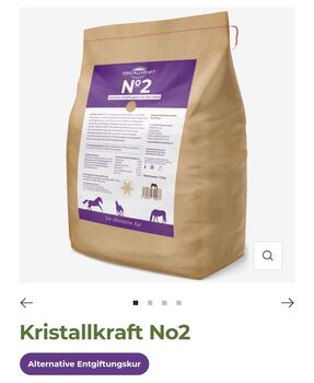 Kristallkraft No 2 Entgiftungakur, Kristallkraft  Pellets Sack , Nadine , Pferdefutter, Rommerskirchen