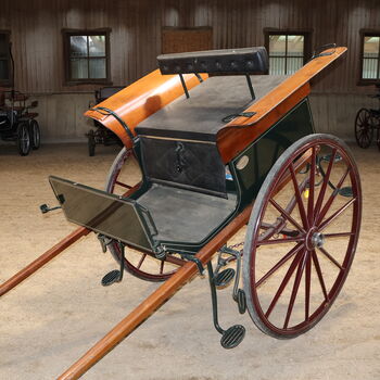 Kühnle Dos a Dos Kutsche Zweirädig Top Zustand Kutsche Kühnle Dos a Dos