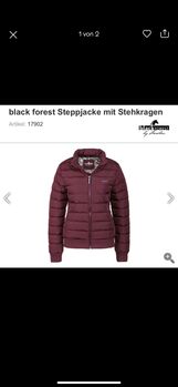 Black Forest Jacke xs, Black Forest , FS, Kurtki jeździeckie i kamizelki, Seligenstadt 