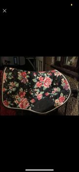 Floral pony sized nummnah/saddle pad