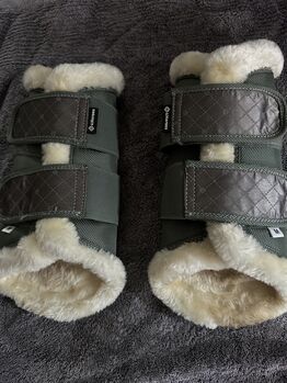 Gamaschen 4 Horses, 4 horses  Gamaschen mit Fellimitat , Mona Hamacher, Tendon Boots, Nideggen 