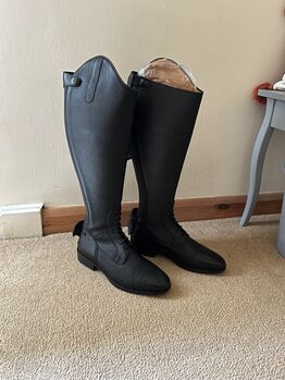 Ladies HKM Latinium Style Riding Boots, UK 6, Short length, Extra wide calf, HKM, Emily, Riding Boots, Hexham