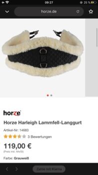 Lamfell Langgurt Horze Harleigh