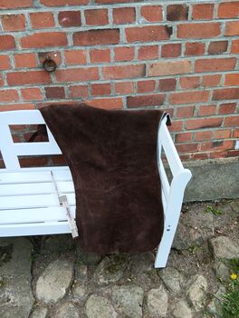 Lederchaps, groß, Continental  Chaps. Leder, Brsun, Jutta Kanzler, Half Chaps, Lasbek-Gut