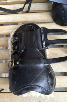 Ledergamaschen mit Lammfell Grl.: Full, Pfiff, Zuchthof , Tendon Boots, Twistringen 