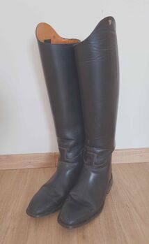 Lederreitstiefel Petri Größe 40/41 (Höhe 47cm, Weite 37cm) Petri