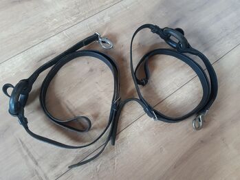 Ausbinder Leder schwarz, ponymausi, Training Aids, Naumburg