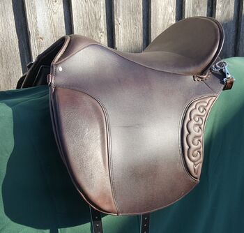 Lederbaum Sattel, Barock, Working Equitation NEU, KD, Baroque Saddle, Kranzberg