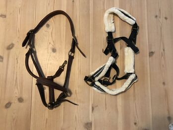 Leder Halfter und Lammfell Halfter, Wiebke, Halters, Embsen