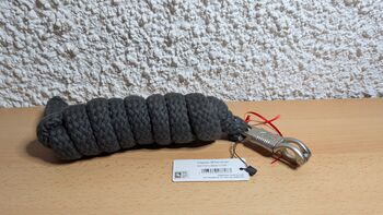 Führstrick Anbindeseil neu von Waldhausen Farbe: grau mit Panikhaken