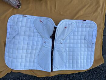 LeMieux - X-Grip Silikon Dressurschabracke Weiß, LeMieux X-Grip Silikon Dressurschabracke Weiß, Daniela, Czapraki, Göppingen