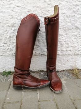 Leder-Reitstiefel, Dressurstiefel, Gr. 38, Bavaria , Laura, Riding Boots, Wels