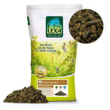 LEXA Luzernecobs, Luzerne, Pferdefutter, 25 kg, LEXA, Xaver Scheule GmbH Luzerne Cobs 25 kg, Futterkiste Wassenberg (Futterkiste Wassenberg), Horse Feed & Supplements, Wassenberg