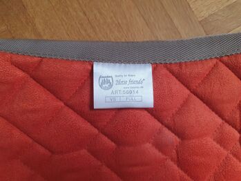 Loesdau Horse Friends Schabracke orange VS Loesdau Horse Friends