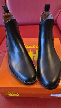 Loesdau Leder-Reitstiefeletten Gr.38 wie neu Loesdau Jodhpurstiefel Der Schöne