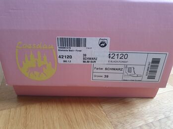 Loesdau Reiterschuhe schwarz Gr.39 *Neu* Loesdau