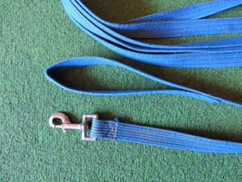 Longierleine,7.45m lang,blau, Pferdeartikel, Longieren, 8585 Langrickenbach