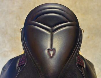 Luxus Freizeitsattel für breite Pferde 17,5 bis 18“ 43 cm KW 36, Probeversand — Monoblatt VS Dressur Jeremy Rudge Contour mit Ponybaum