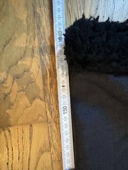 Longierdecke schwarz, Fleeceinnenfutter