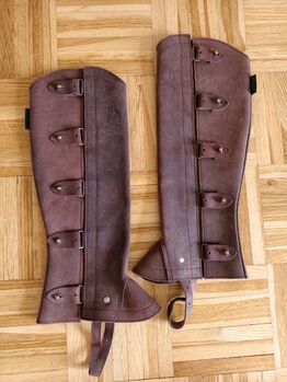 Lusitano Lederchaps XS - braun - NEU & ungetragen, Lusitano, Isabella, Stiefelschäfte & Reitchaps, Mödling