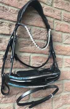 Magic Horse Trense mit Strass am nasenriemen, Magic Horse  Schwedisch kombinierte Trense , Pferde Krams , Bridles & Headstalls, Greiz