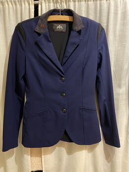 MakeBe navy showjacket UK8, MakeBe Altea, Hayley Gregory , Na zawody, Isle of Wight 