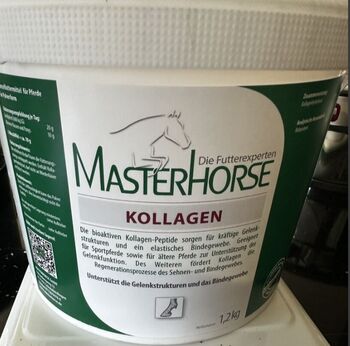 MASTERHORSE Kollagenpulver für Pferde - 1,2 Kg - Ungeöffnet, Masterhorse Kollagen, Sven Kosleck, Pferdefutter, Schwerte