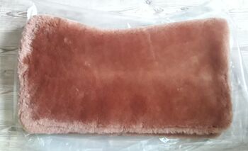 Mattes Lammfell Westernpad 85x47cm Wanderreiten XXL zimt braun e.a. Mattes lammfelle Westerntrailpad XXL 85x47cm