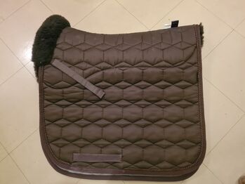 Mattes Dressur Lammfell Schabracke Gr. L braun, Mattes, Conny , Dressage Pads, Neuss