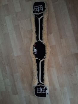 Mattes Lammfell Sattelgurt 85cm Mattes Anatomischen Kurzgurt