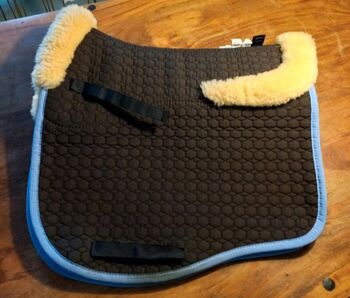 ⭐️Mattes⭐️Lammfellschabracke Eurofit DR in Größe L, Mattes Eurofit, Rose, Dressage Pads, Wrestedt